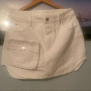 Armani exchange White Women's Skirts with Pocket Detail